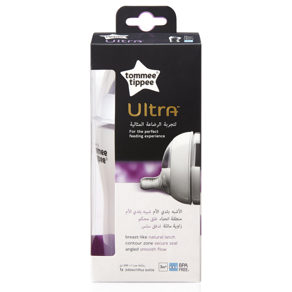 Пляшечка для годування Tommee Tippee Ultra 340 мл арт. 42430176 (17395)