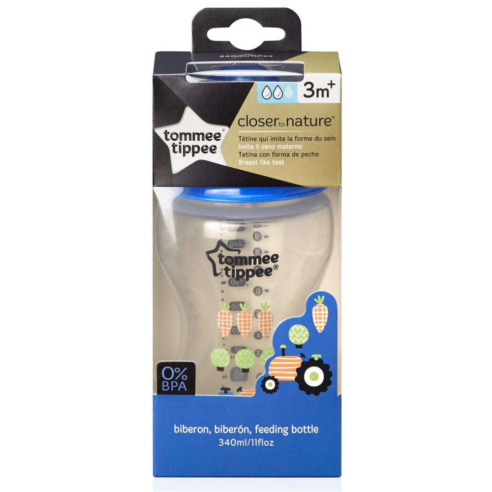 Пляшечка для годування Tommee Tippee для хлопчиків 340 мл арт. 42269787 (30031)