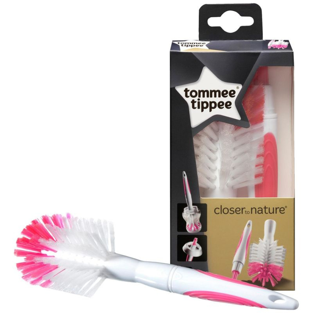 Ёршик для бутылочек Tommee Tippee Closer to Nature розовый арт. 42111641 (13690)
