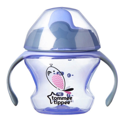 Перша чашка непроливайка Tommee Tippee 150 мл фіолетова арт. 44710187 (17383)