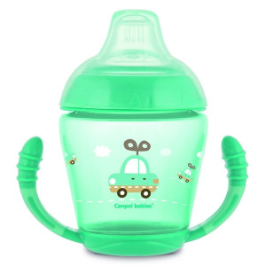 Кружечка непроливайка Canpol babies бирюзовая (56/502_tur)