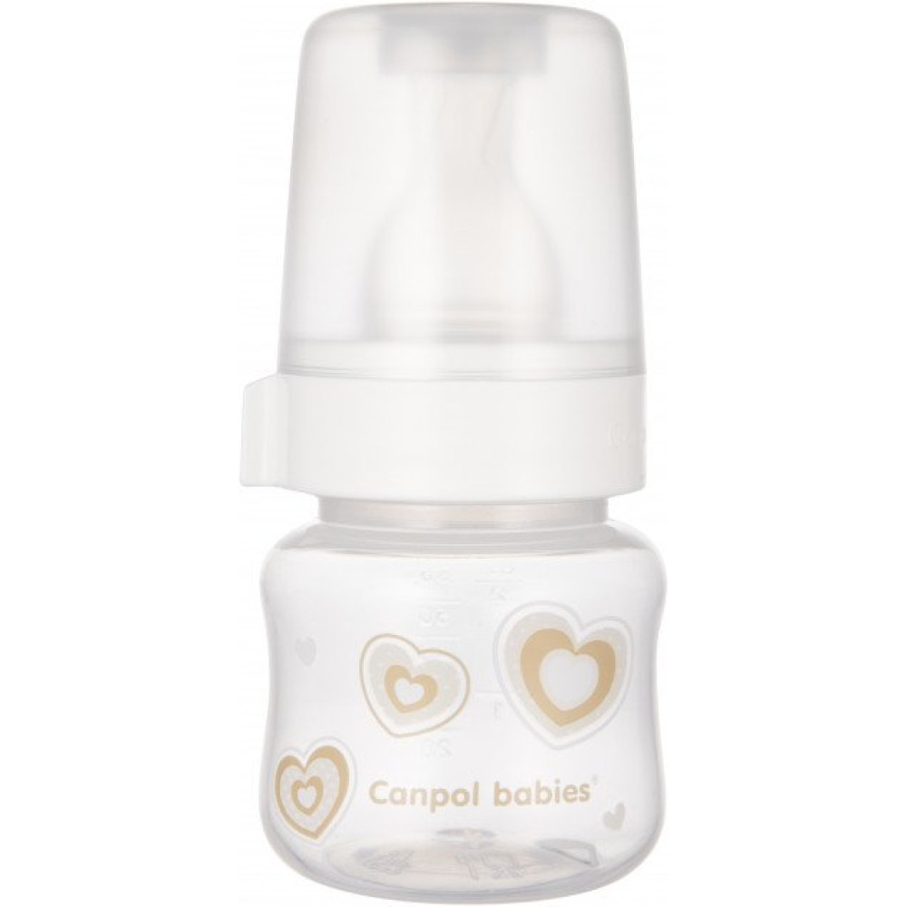 Пляшечка антиколікова Canpol babies PP Newborn baby 60 мл Бежева (57/305 beige)