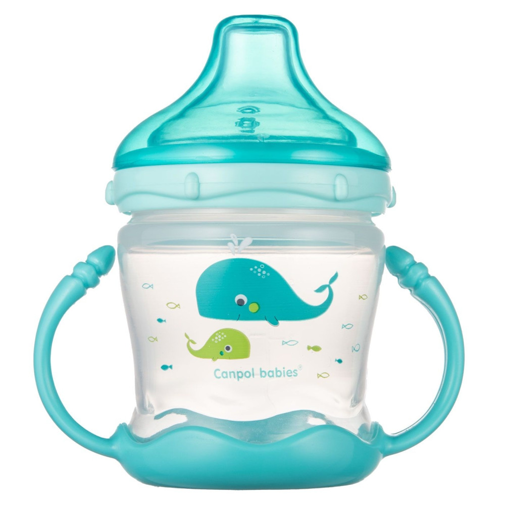 Кружка непроливайка Canpol babies Sweet fun 180 мл. (57/300 blu)