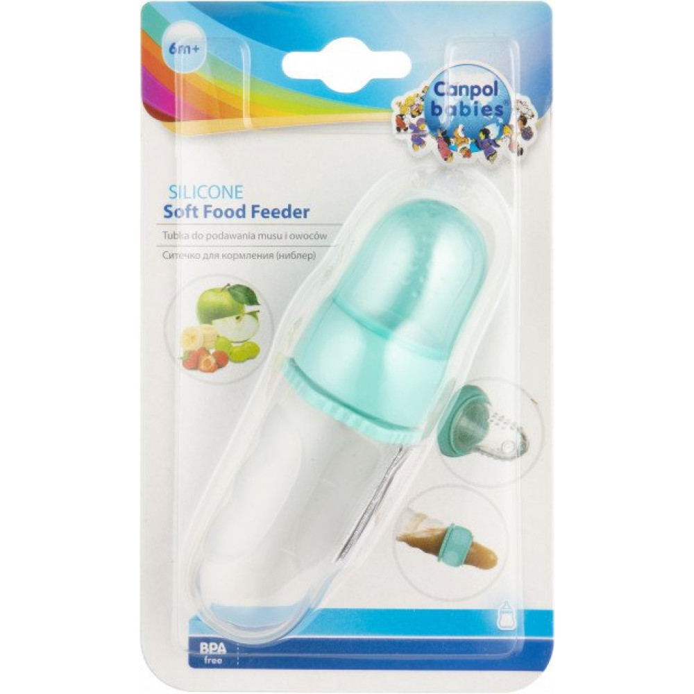Ниблер силиконовый Canpol babies для кормления (56/110 turquoise)