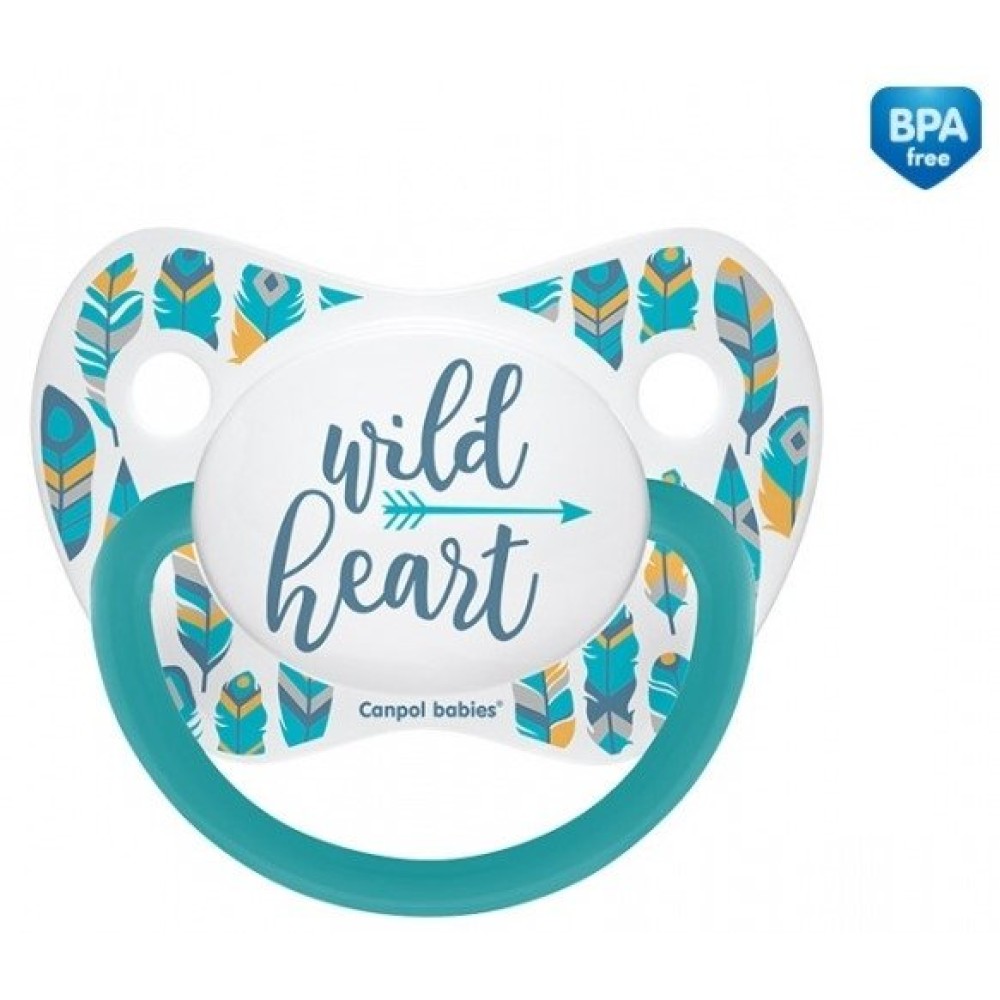 Пустышка силиконовая анатомическая Canpol babies Wild Nature 18 мес (23/287)