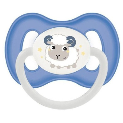 Пустушка латексна кругла Canpol babies Bunny & Company 0-6 міс (23/277 blue)