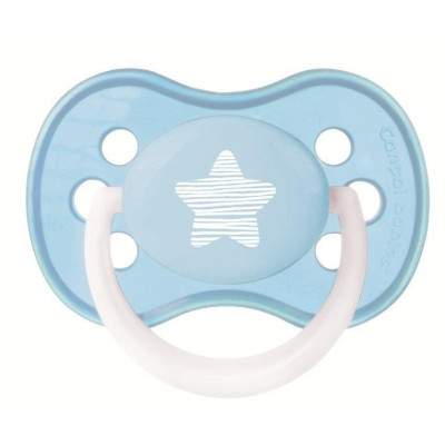 Пустушка силіконова кругла Canpol babies Pastelove 0-6міс (22/422)