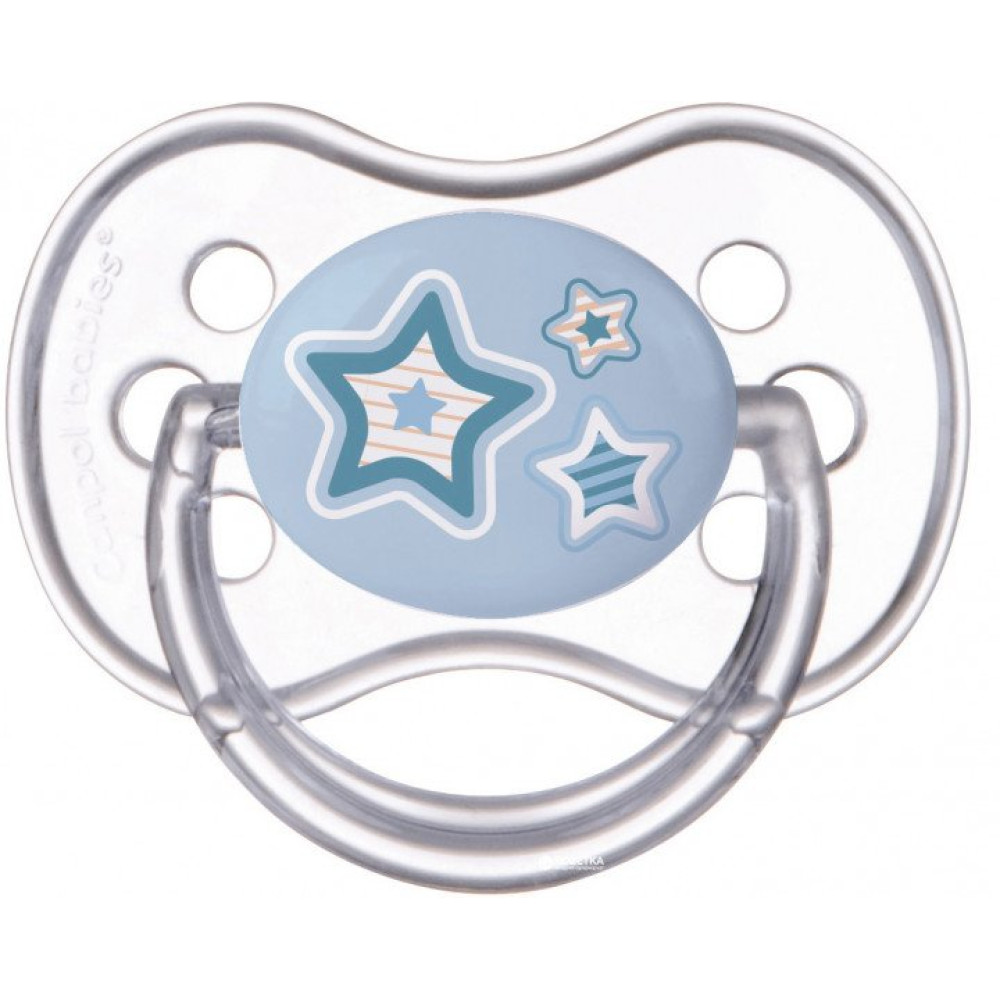 Пустышка силиконовая симметричная Canpol babies Newborn baby 18 мес (22/582)