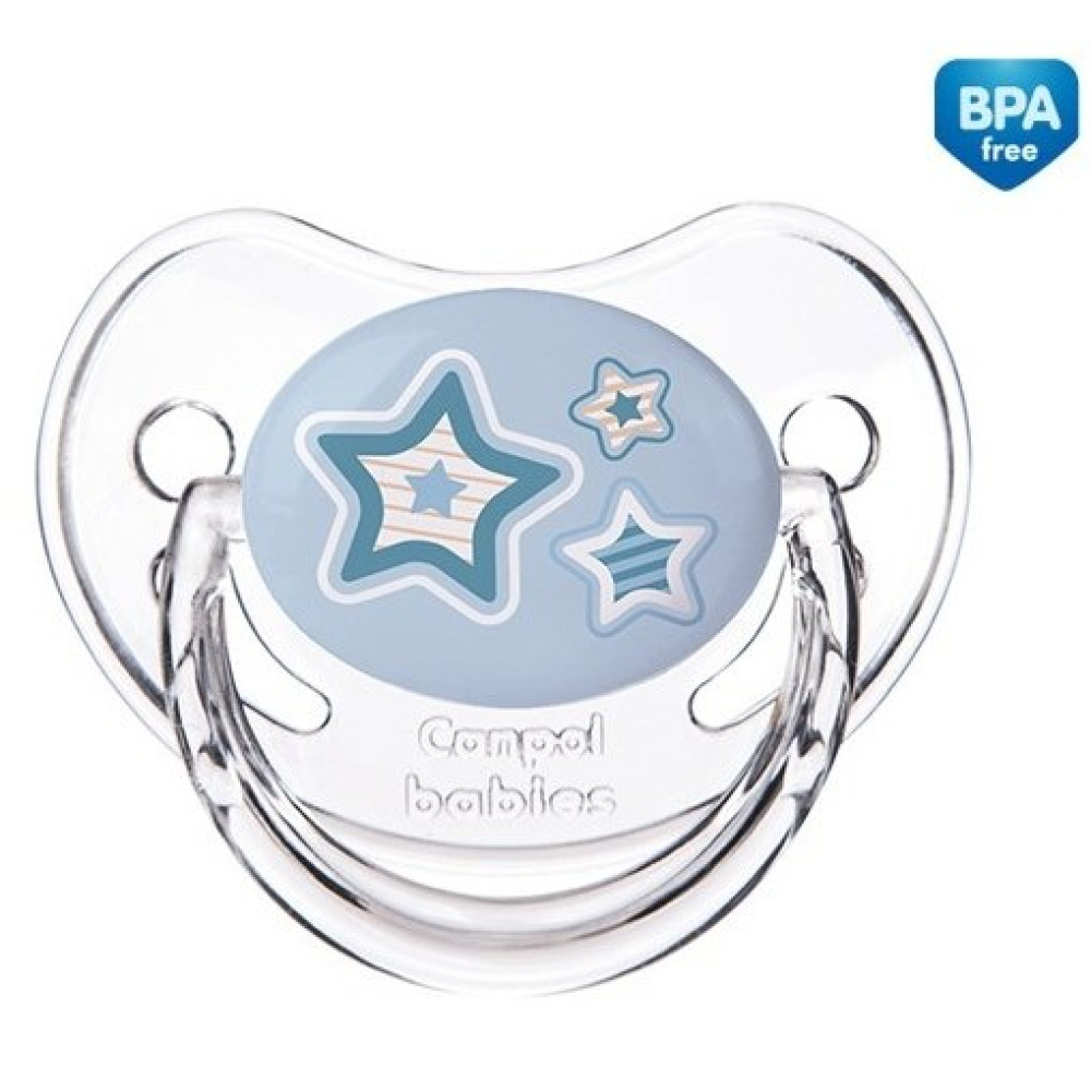 Пустышка силиконовая анатомическая Canpol babies Newborn baby (22/566 blue)