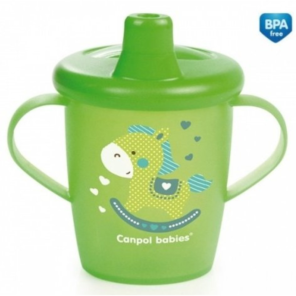 Чашка непроливайка Canpol babies 250 мл. (31/200 green)