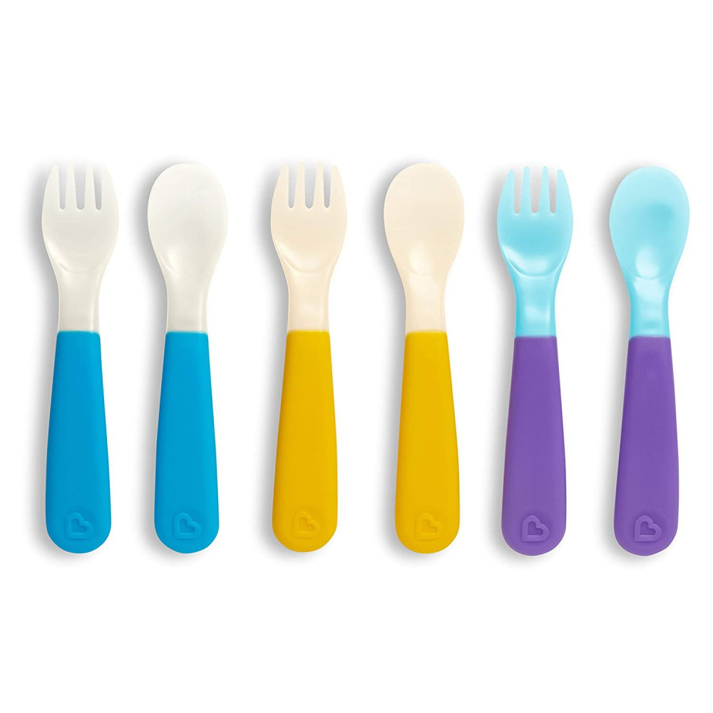 Набір Munchkin ColorReveal: 3 ложки та 3 вилки (17466) Набір Munchkin ColorReveal: 3 ложки та 3 вилки (17466)