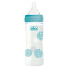 Бутылочка Chicco Well-Being 240 мл 0м+ стеклянная голубая (28721.20)