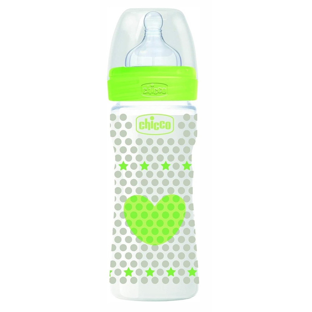 Бутылочка Chicco Well-Being 250 мл 2м+ желтая (20623.30.50)