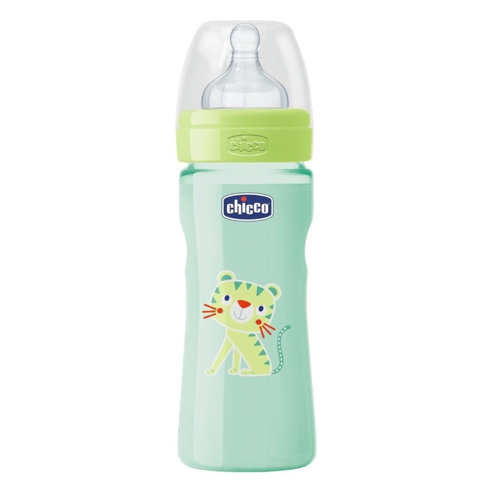 Бутылочка Chicco Well-Being 250 мл 2м+ зеленая (20623.33)