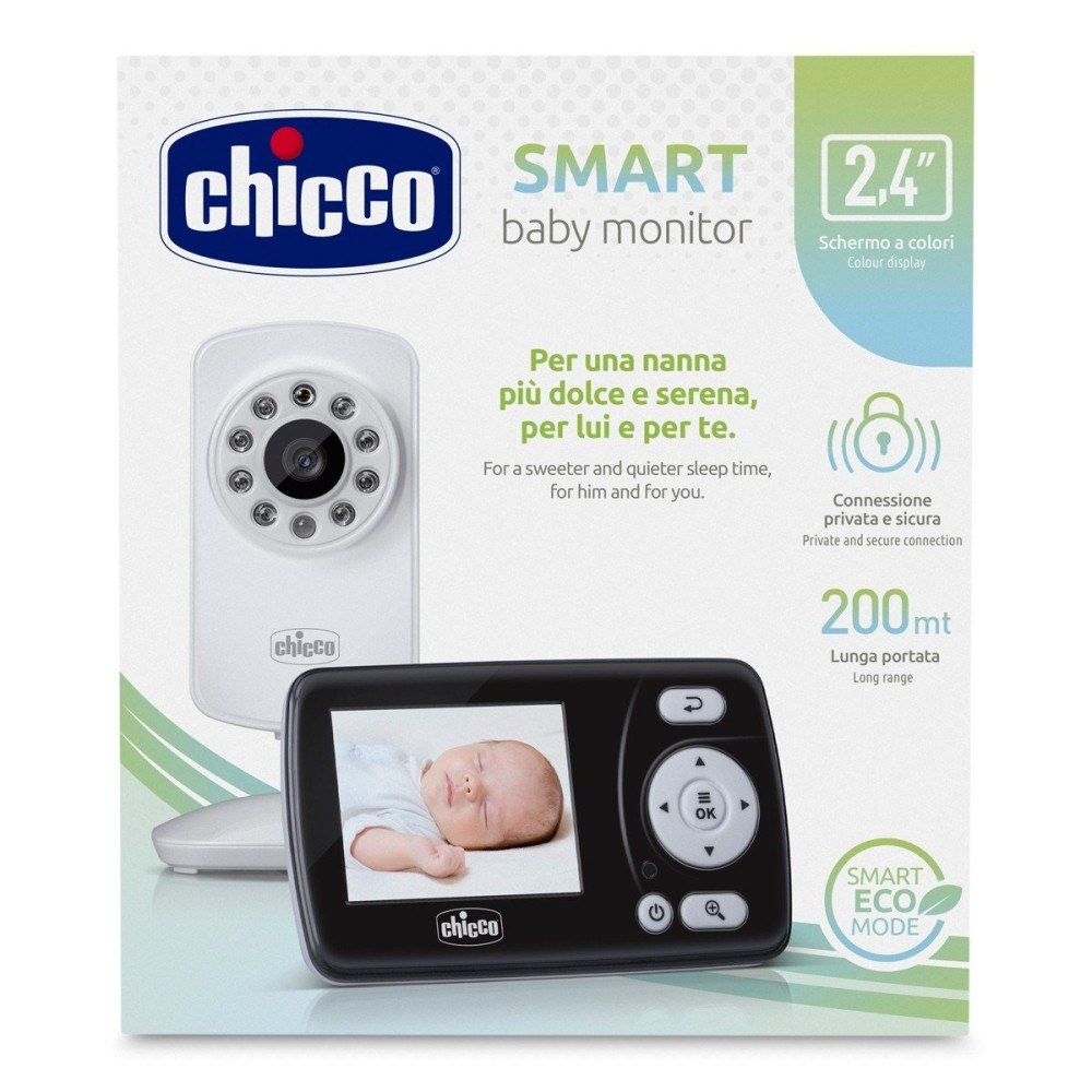 Цифровая видеоняня Chicco Video Baby Monitor Smart (10159.00) Цифровая видеоняня Chicco Video Baby Monitor Smart (10159.00)