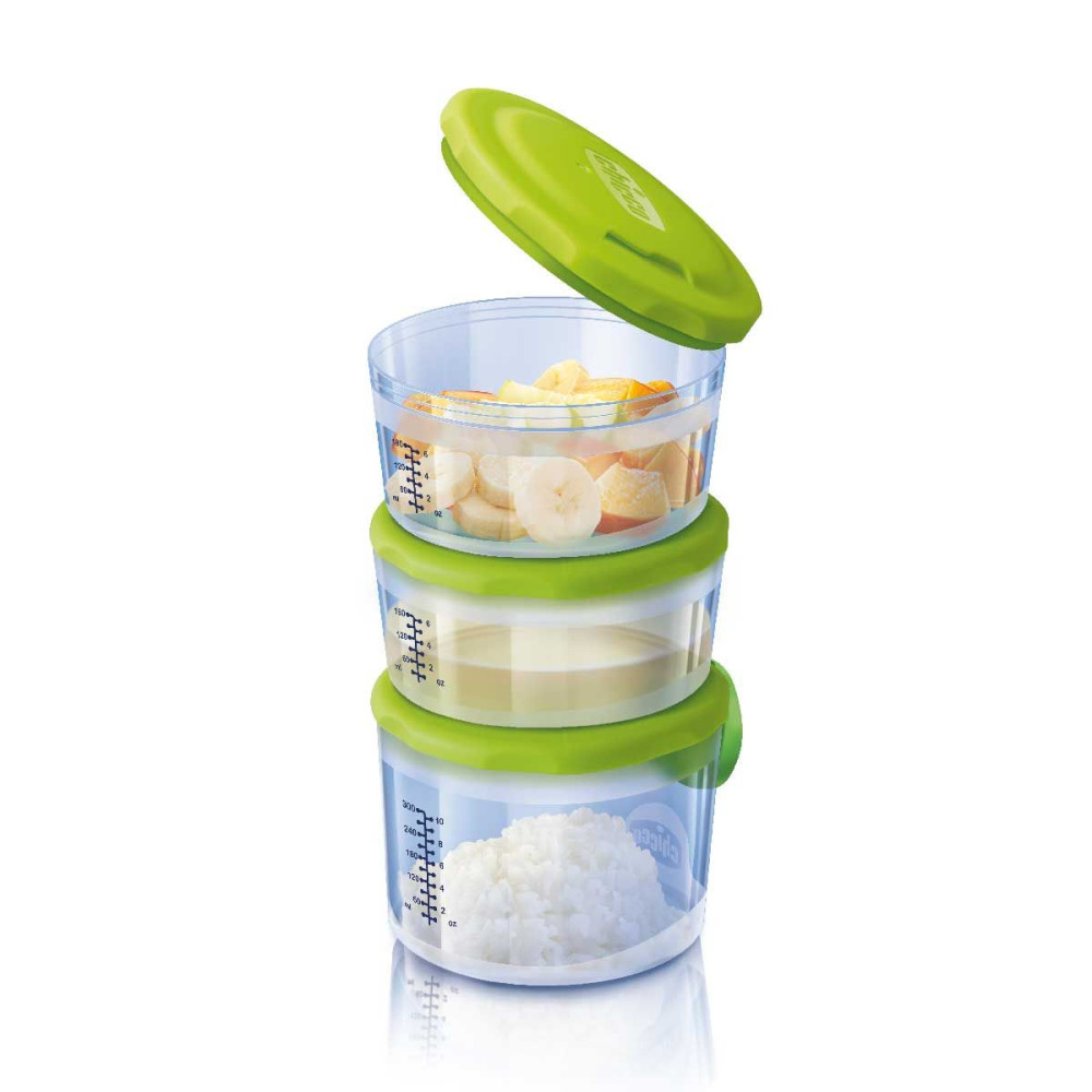 Набір контейнерів Chicco System Easy Meal 3шт (07658.00.00)