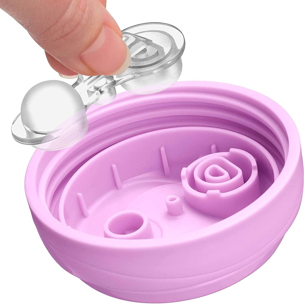 Поильник непроливайка Chicco Easy Cup 12м+ 266 мл розово-фиолетовый (06961.10.04)