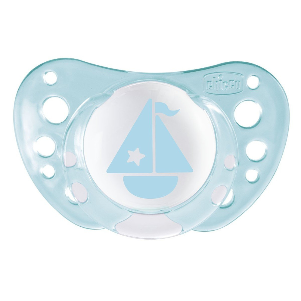 Пустышка Chicco Physio Air 0-6 мес. силикон 2 шт. (75030.21.00.00)