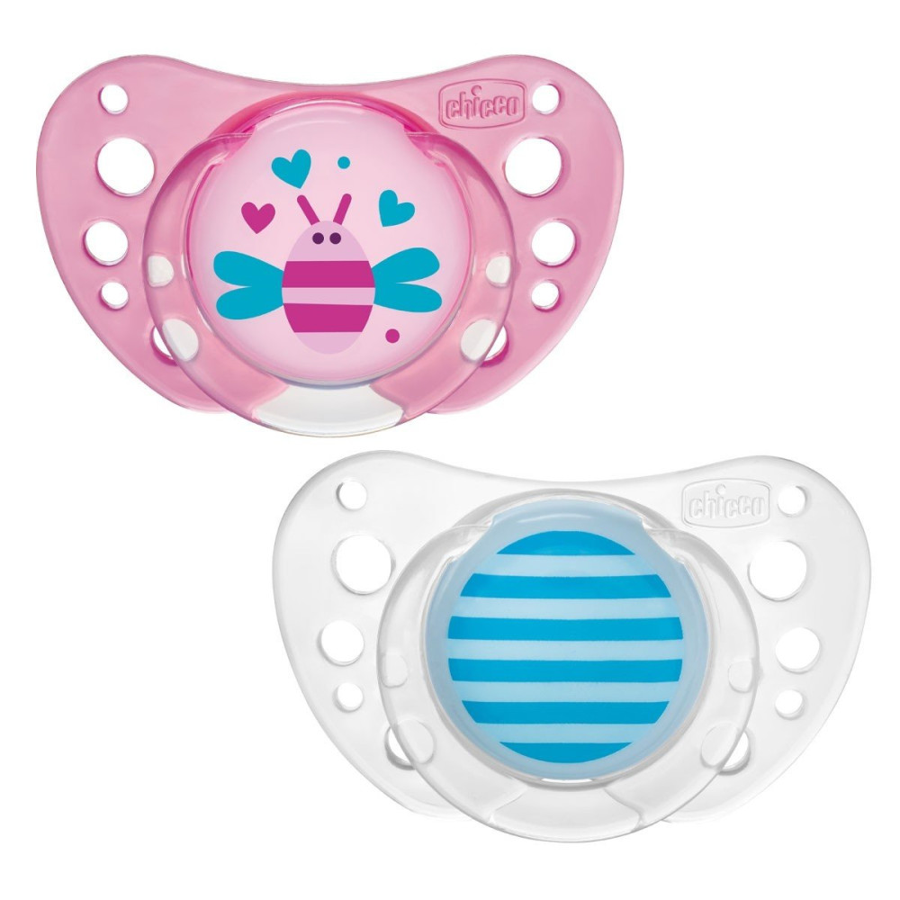 Пустушка Chicco Physio Air 16-36 міс. латекс 2 шт. (75024.11.00.00)