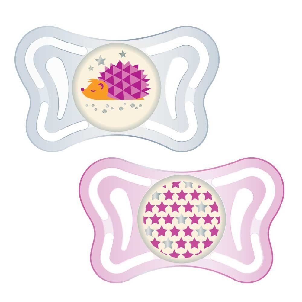 Пустушка Chicco Physio Light 16-36 міс. силікон 2 шт. (71035.410)