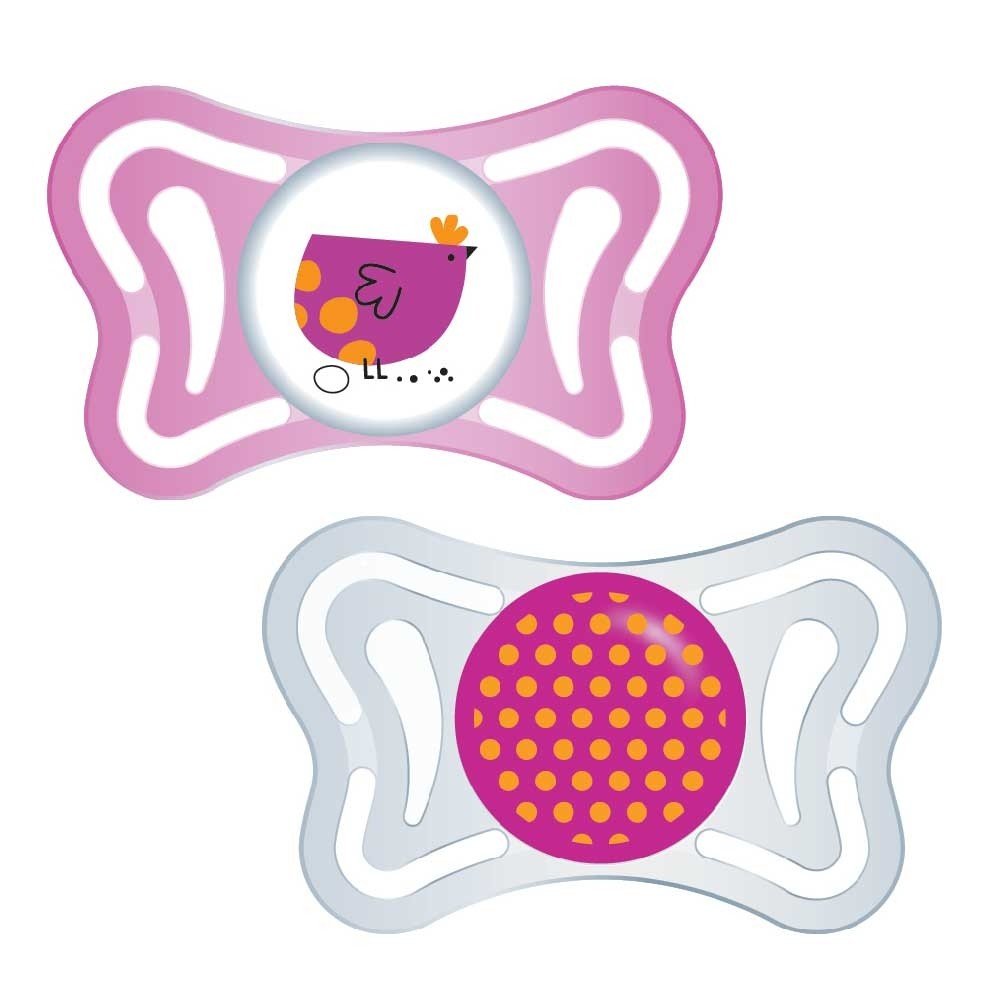 Пустушка Chicco Physio Light 16-36 міс. силікон 2 шт. (71035.11)