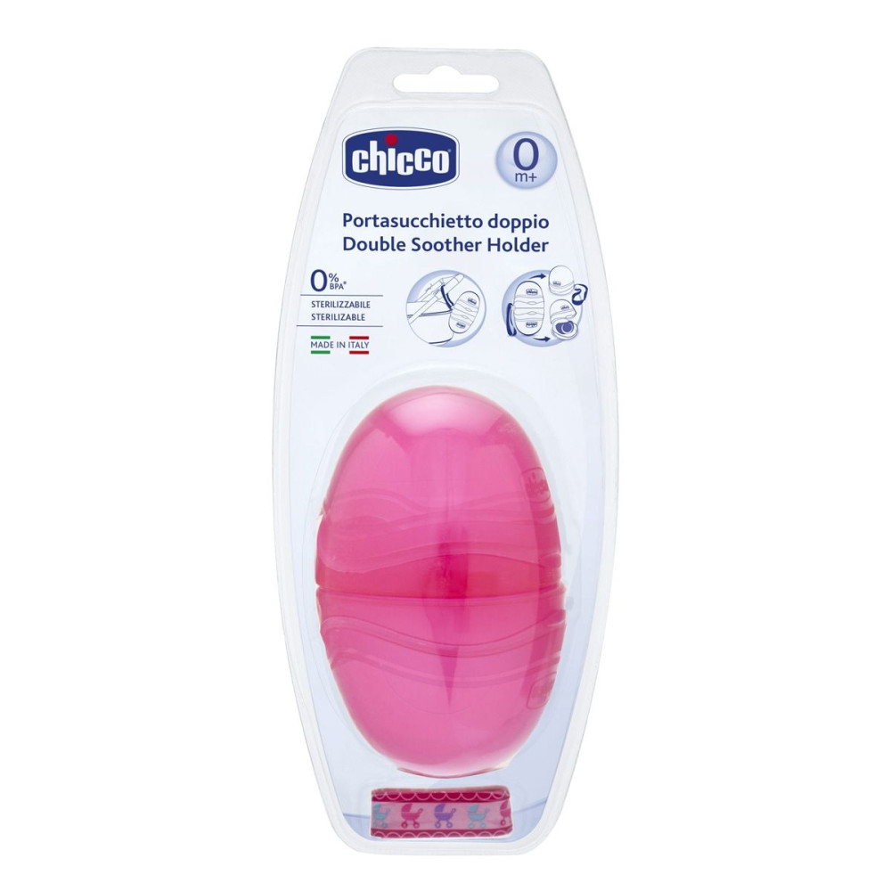 Контейнер для пустушок Chicco Travel box рожевий (07264.10)
