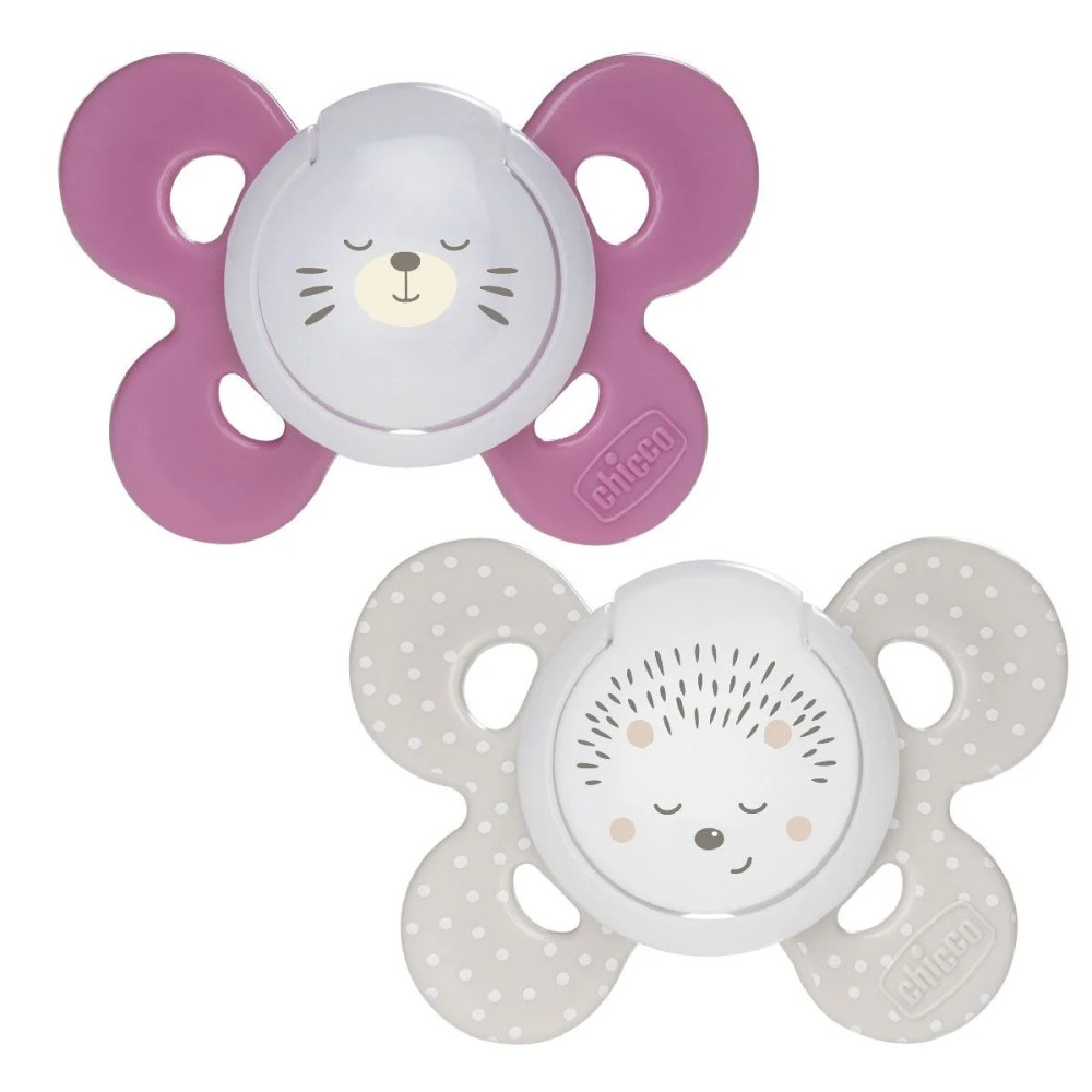 Пустушка Chicco Physio Comfort, силікон, 16-36 міс, 2 шт, рожевий (74935.41.00.00)