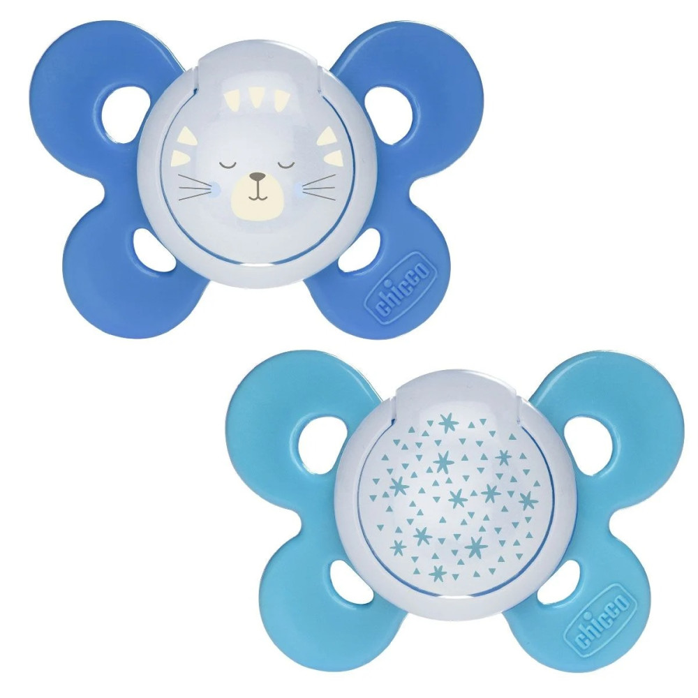 Пустушка Chicco Physio Comfort, силікон, 16-36 міс, 2 шт, блакитний (74935.42.00.00) Пустушка Chicco Physio Comfort, силікон, 16-36 міс, 2 шт, блакитний (74935.42.00.00)