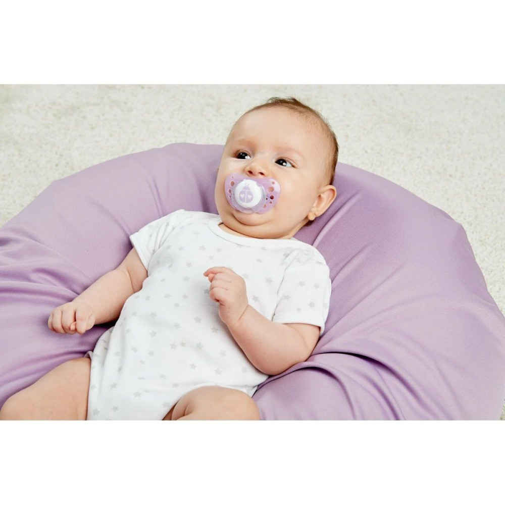 Пустушка Chicco Physio Air, силікон, 0-6 міс, 2 шт, рожевий (75030.11.00.00)