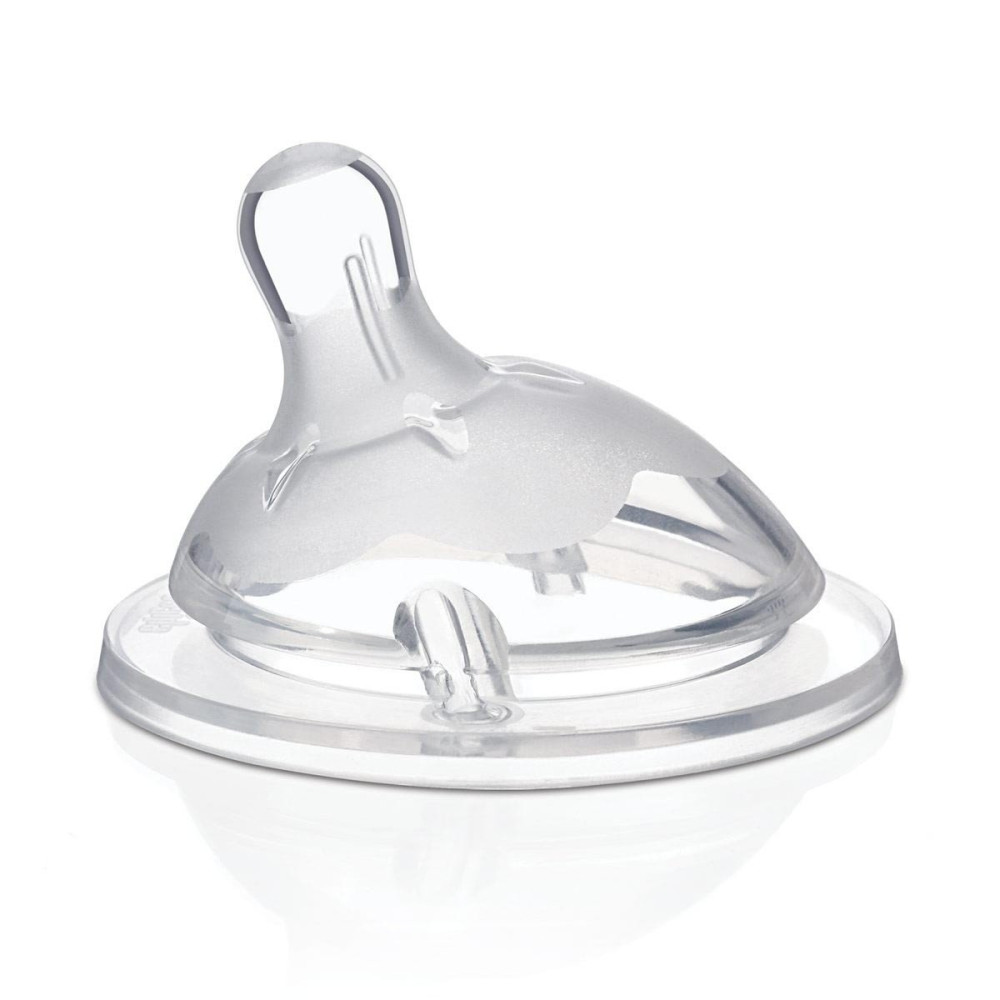 Соска силіконова Chicco Natural Feeling середній потік 2м+ 1 шт (81023.10)