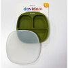 Силиконовая секционная тарелка с крышкой Davidam Military