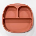 Силиконовая секционная тарелка Davidam Rose Dawn