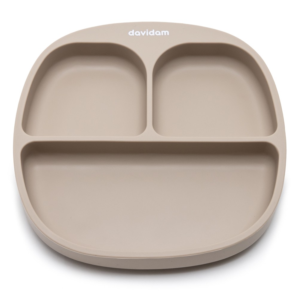 Силиконовая секционная тарелка Davidam Latte