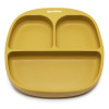 Набір силіконового посуду Davidam Mustard з секційною тарілкою