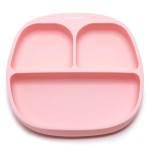 Силиконовая секционная тарелка Davidam Rose Quartz