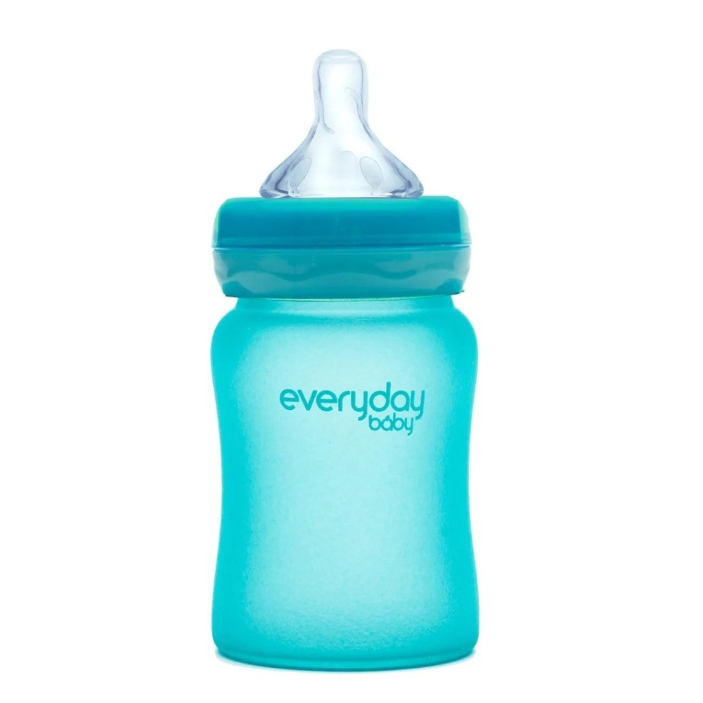 Бутылочка cтеклянная термочувствительная детская Everyday Baby 150 мл (10203)