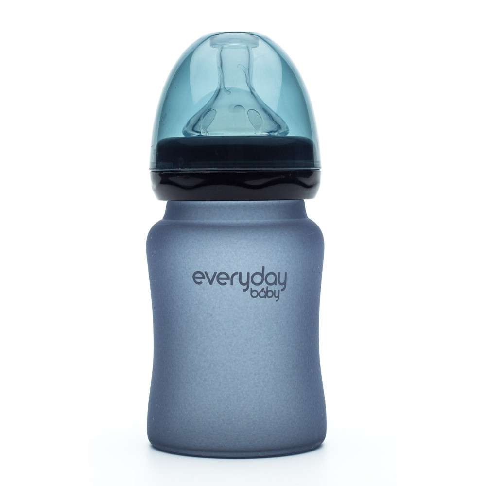 Бутылочка cтеклянная термочувствительная детская Everyday Baby 150 мл (10205) 