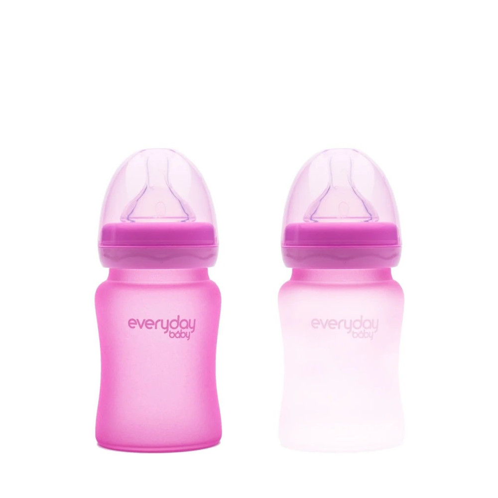 Пляшечка скляна термочутлива дитяча Everyday Baby 150 мл (10202)