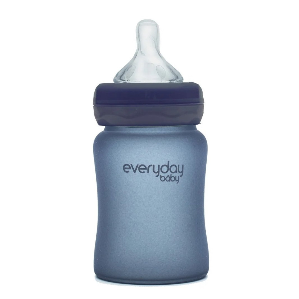 Бутылочка cтеклянная термочувствительная детская Everyday Baby 150 мл (10205) 