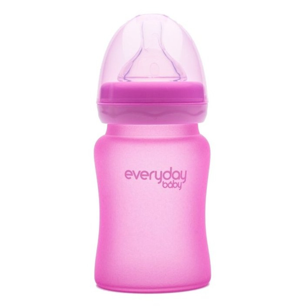 Пляшечка скляна термочутлива дитяча Everyday Baby 150 мл (10202)