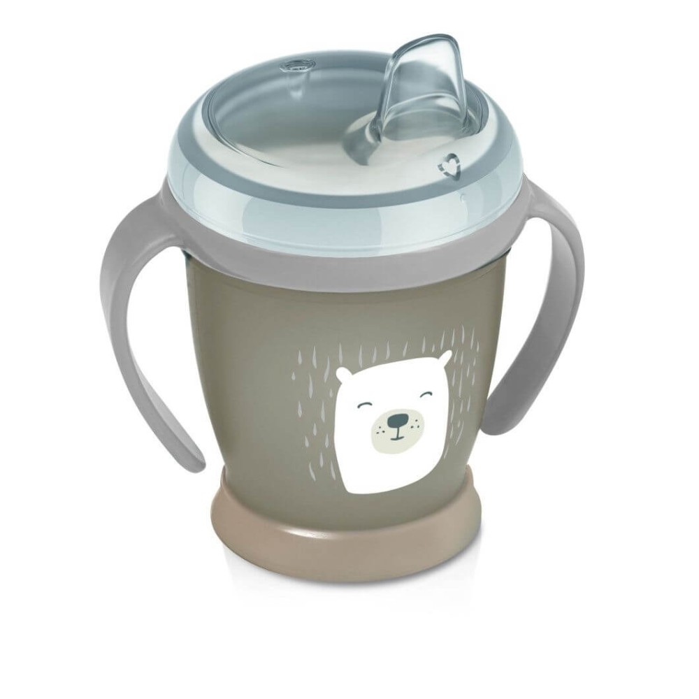 Кружечка непроливайка Lovi Mini Buddy bear 210 мл (35/349)