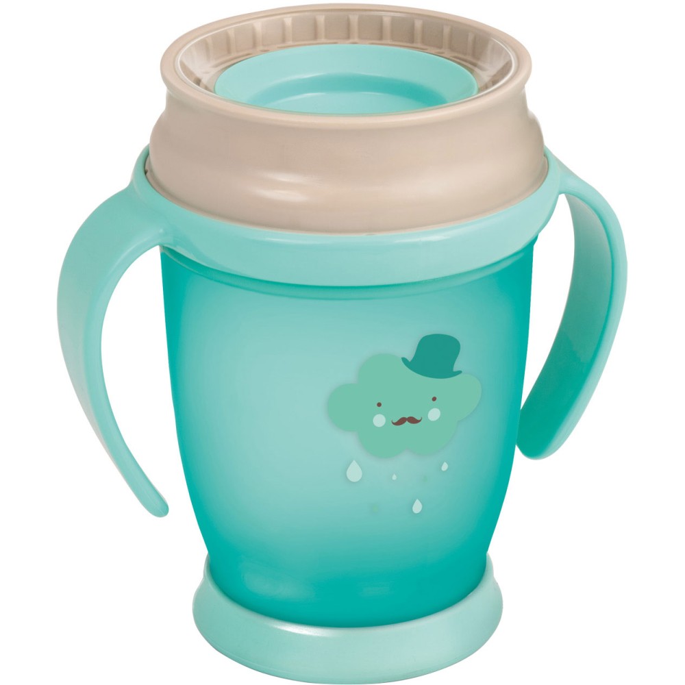 Кружка Lovi 360 с ручками Junior мятная 250 мл (1/590new)