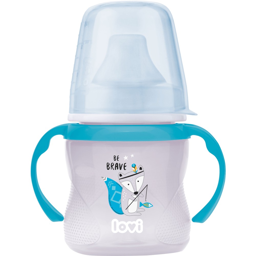 Кружка непроливайка с мягкой насадкой Lovi Indian Summer Boy 150 мл. (35/322)