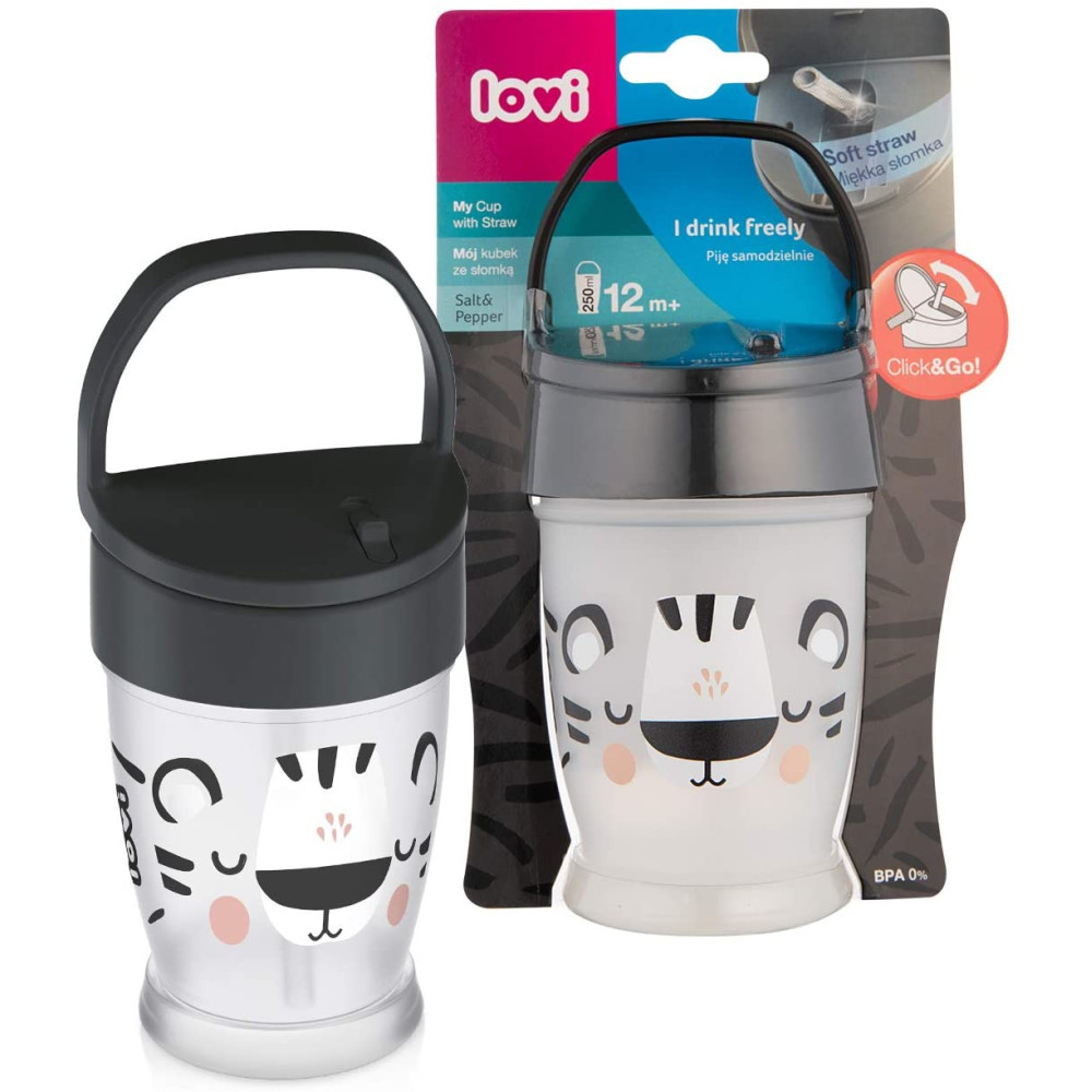 Чашка непроливайка Lovi Junior Salt&Pepper (35/356)