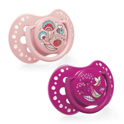 Пустушка силіконова динамічна Lovi Folky (22/842girl)