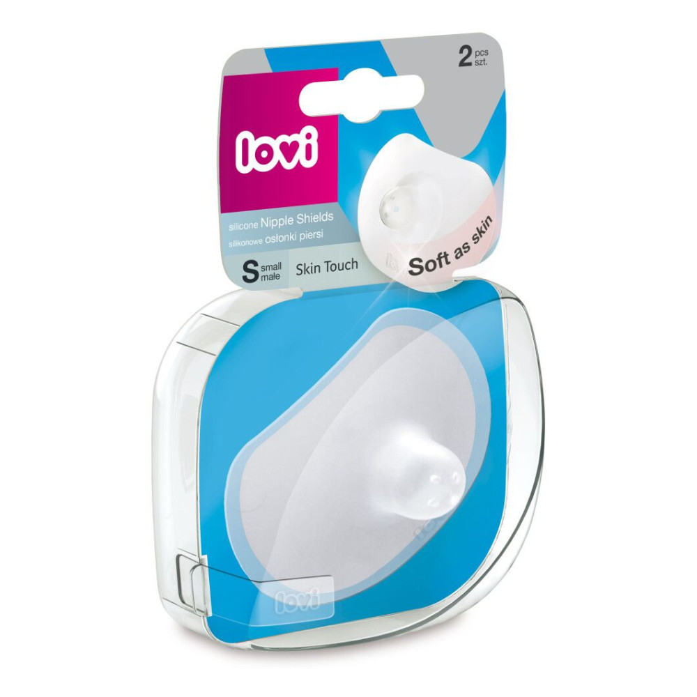 Силиконовые насадки на соски Lovi Skin Touch, 2 шт, S (5/606gb)