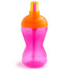 Поильник Munchkin Flip Straw 296 мл розовый (40523.02) 