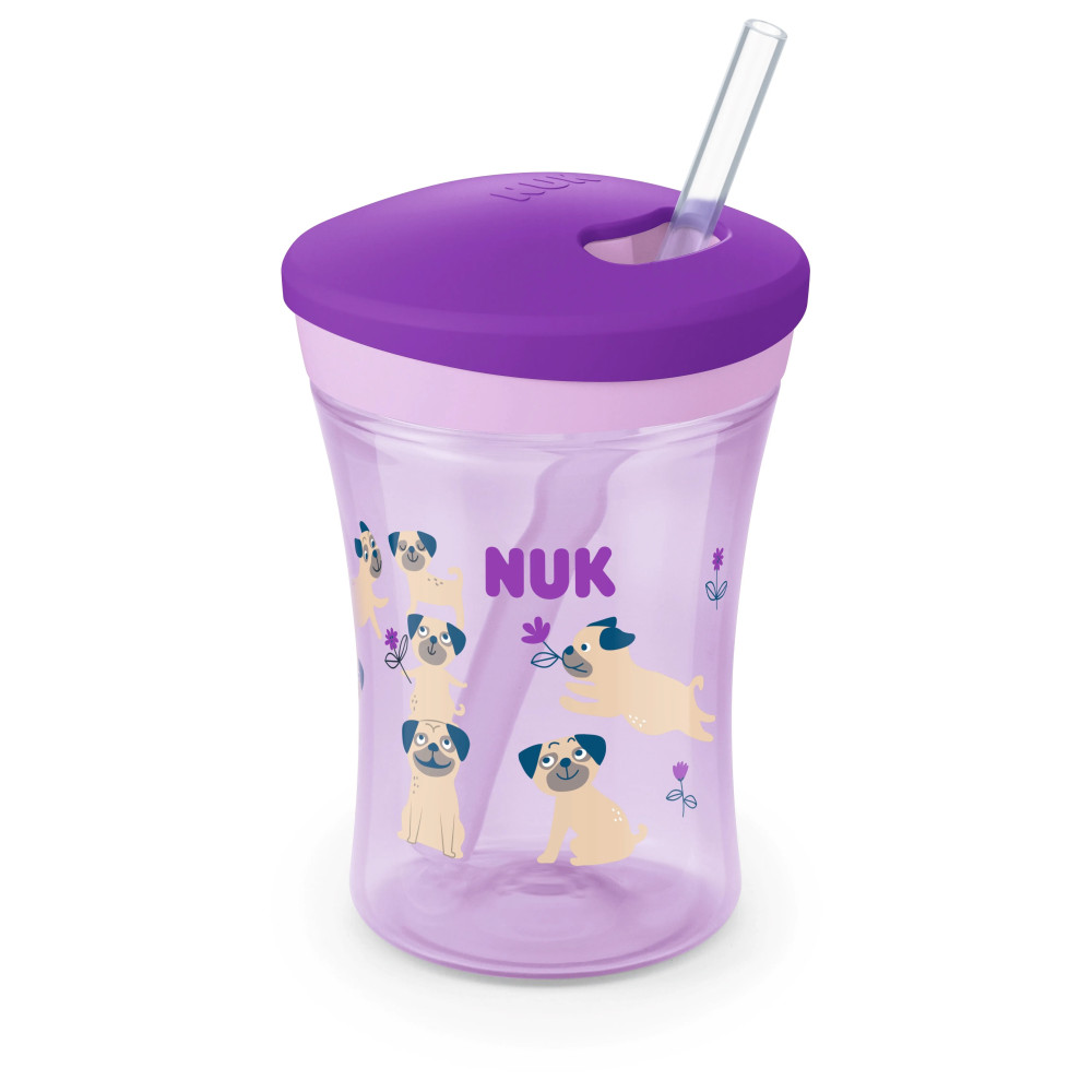 Поїльник непроливайка Nuk Evolution для дівчинки 230 мл (10751319)