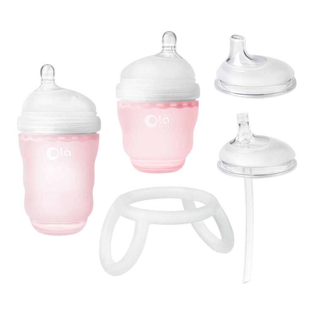 Набор бутылочек для кормления Olababy GentleBottle Rose, розовый (98005)