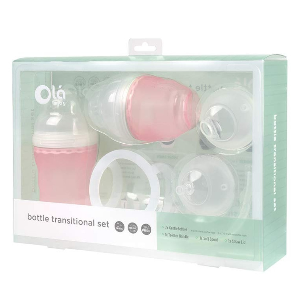 Набор бутылочек для кормления Olababy GentleBottle Rose, розовый (98005)